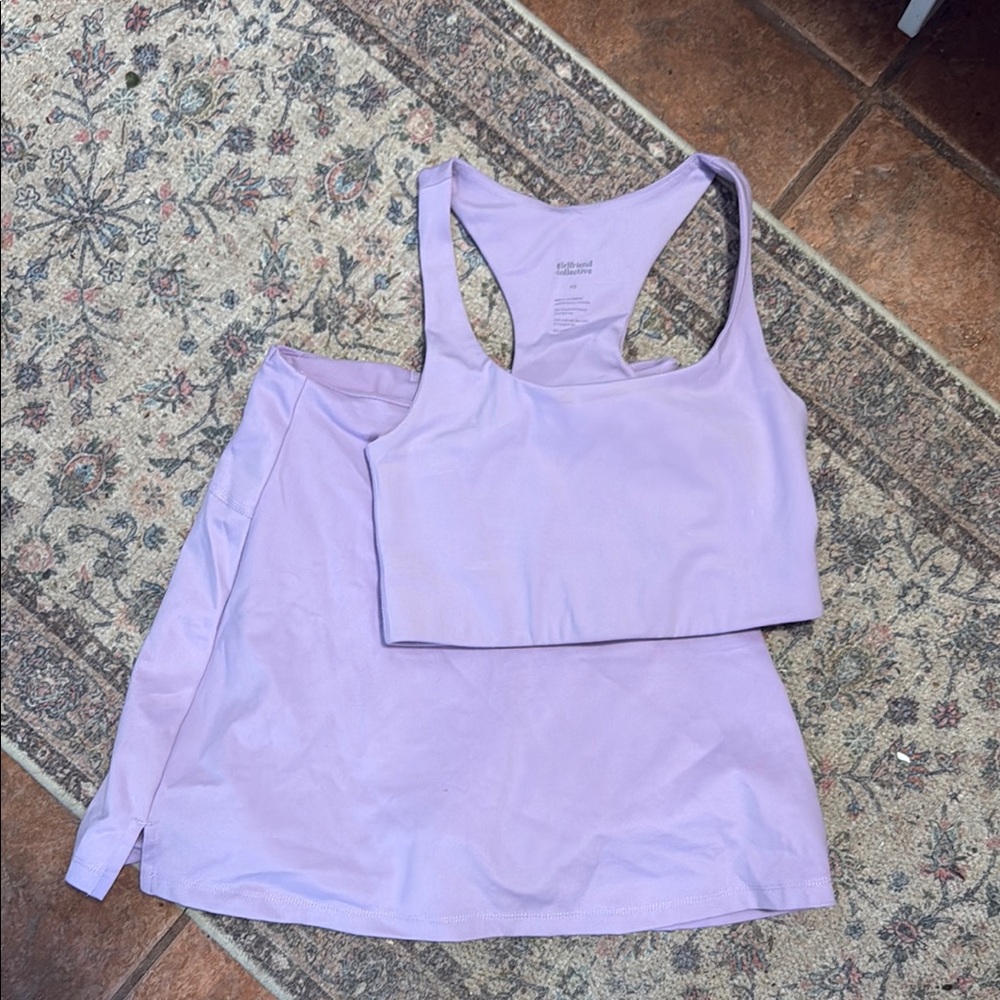 Girlfriend Collective Lilac Activewear Set